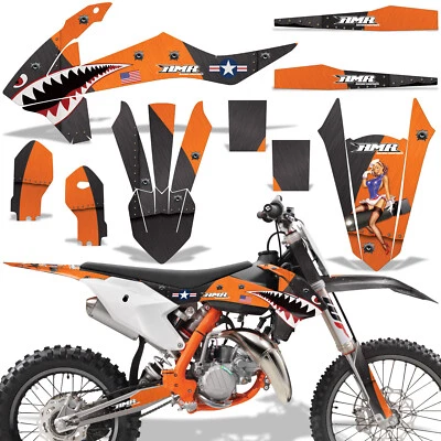 Calcomanías adhesivas gráficas para KTM SX85 2018-2024 P40 WARHAWK O K Foto 1 de 2