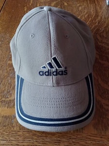 Adidas Embroidered Gray, Blue and White Youth Hat Cap Adjustable - Picture 1 of 2