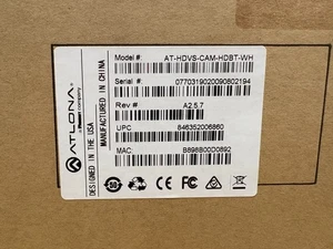 Atlona AT-HDVS-CAM-HDBT-BK  Camera with HDBaseT Output - Picture 1 of 2
