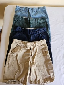 Cat And Jack Boys Chino  Shorts Size 10 All 4 For $20 - Picture 1 of 4