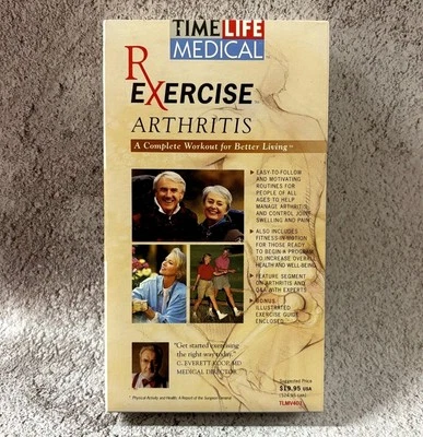 RX Exercise Arthritis  VHS Movie VCR Video Tape Used Time Life Medical - Image 1 of 4