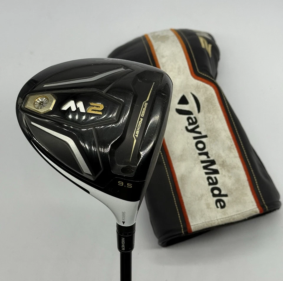 TaylorMade M2 9.5° Driver Senior M Flex RH Fujikura Speeder 57 Shaft 44” w/Cover - Image 1 of 4