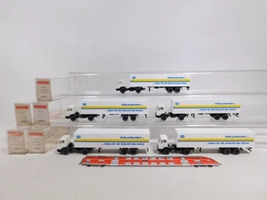5x wiking H0 1:87 25 540 Trattore Case / Sz MB/Mercedes Hella Top + Box # - Foto 1 di 5