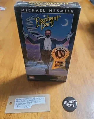 Michael Nesmith in Elephant Parts (1981) VTG VHS Comedy Music Monkees With SEAL - Image 1 of 4