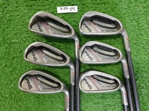 Ping Karsten Irons 6-W & S TFC 80 Lite Senior/Ladies Red Dot .75* Flat -.5" - Picture 1 of 9