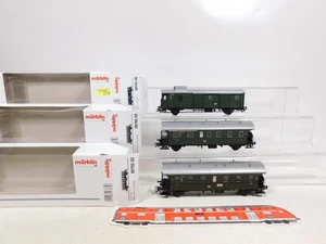 Märklin H0 AC 3x Personenwagen Donnerbüchse Packwagen DB KKK OVP? 00792 #EH602-1 - Bild 1 von 5