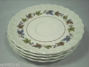 4er Set Untertassen WOODLAND von J & G Meakin Off White Top Zustand  - Bild 1 von 2