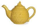 Teapot Honeycomb Bee Embossed Ceramic Stoneware Boston International 3 cup
