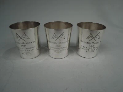 Schofield Shot Glasses 540 Maryland Yacht Club Trophy American Sterling Silver - image 1 of 4