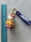 Hello Kitty Car Rubber And Metal Keychain Sanrio New! Fast Shipping!