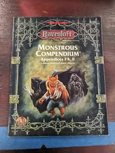Monstruoso Compendio RavenLoft Apéndices I y II Criaturas Espantosas AD&D 2162 TSR - Imagen 1 de 2