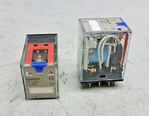 2 Pack Omron MY4IN-DC24(S) General Purpose Relay 14 Pin Square 24 Vdc 5A - Picture 1 of 13
