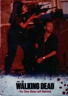 The Walking Dead Season 3, Red 1/1 Metal Card #44 ‘No one gets left behind’ - Image 1 of 2