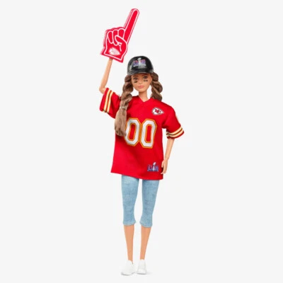 Novo - Na Caixa - Boneca Barbie Signature 2024 NFL Super Bowl Champion KC Chiefs - Imagem 1 de 2
