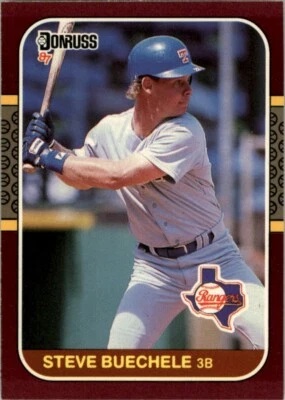 1987 Donruss Opening Day Steve Buechele #179 - Image 1 of 2
