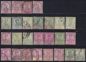F-EX41806 JOHORE STRAITS SETTLEMENTS MALAYA MALAYSIA STAMPS LOT. - Picture 1 of 2