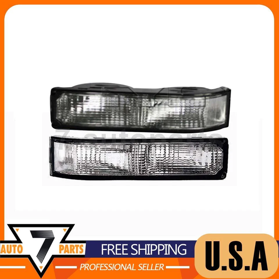 2 передних левых передних правых указателя поворота/парковочных фонаря TYC в сборе для Chevrolet - Изображение 1 из 4