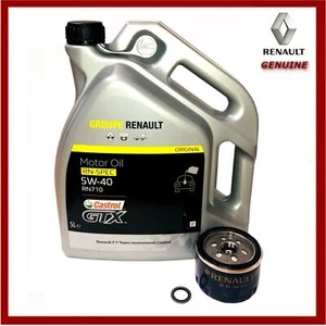 Genuine Renault Clio MK4 5Ltr Oil, Sump Washer & Oil Filter New! - Picture 1 of 1