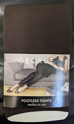 2 PACKS DE MALLAS SIN PIES GEORGE SHEER LEGWEAR MARRÓN CAFÉ Foto 1 de 2
