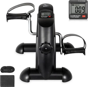 UTEN Portable Mini Exercise Bike w/Digital Display Under desk Foot Pedal Cycle - Picture 1 of 16