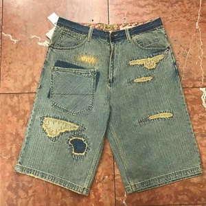 Men's Meoshe Vintage Wash Denim Short - Imagen 1 de 3