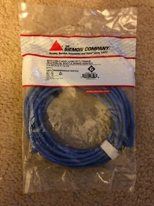 SIEMON MC6-8-T-15-06 MC6 Cable Assy 4.6M (15FT) 7568A/B BLUE 250 MHZ - Picture 1 of 2