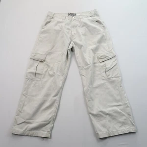 Vintage Levi's Silvertab Cargo Pants 36 x 30 Beige Baggy Y2K Cotton (34x27) - Picture 1 of 11