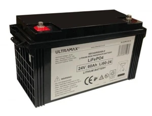 Ultramax 24v 60Ah Lithium Iron Phosphate LiFePO4 Battery - Bild 1 von 7