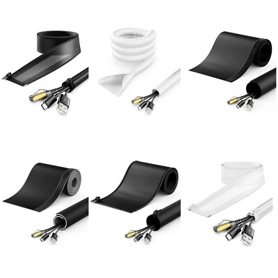 Kabelschlauch Kabelkanal Kabel Organizer Kabelmanagement Kabelführung Mantel - Bild 1 von 4