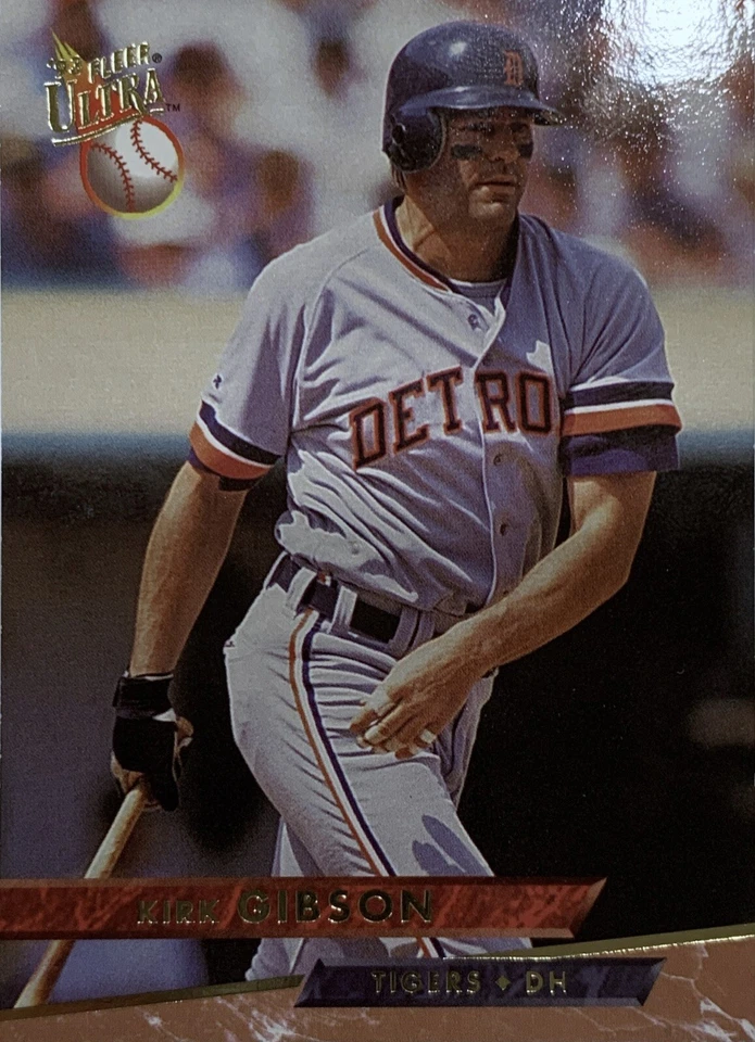 1993 Fleer Ultra Kirk Gibson Detroit Tigers #549 NMMT - Image 1 of 2