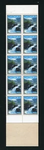 Folleto completo de estampillas Noruega 694 Huldre Falls MNH 1977 Europa - Imagen 1 de 5