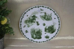 PLATOS DE CENA DE PASCUA BEATRIX POTTER PETER BUNNY CONEJO -VERDE Y BLANCO - S/4 - NUEVOS - Imagen 1 de 1