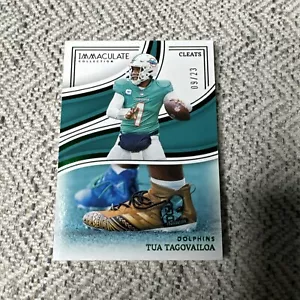 2023 Panini Immaculate Cleats Tua Tagovailoa /23 - Picture 1 of 10