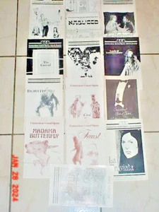 CONNECTICUT GRAND OPERA STAMFORD STATE OPERA LOT 13 PROGRAMME 1985 BOHEME NABUCCO - Bild 1 von 4