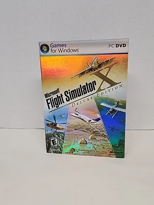 Microsoft Flight Simulator X Deluxe Edition PC, 2006 New Factory Sealed - Image 1 of 4