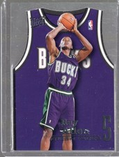 1996-97 Fleer Ultra Fresh Faces Ray Allen Rc #2