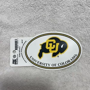 University of Colorado Büffel oval, Form, deca l 3,5"" x 5,5"" #G - Bild 1 von 2