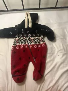 The Children’s Place fleece bunting winter suit 0-3 months - Picture 1 of 5