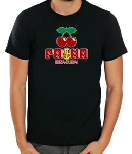 Funny Pacha Ibiza - Dubai Logo Cherry, Short Sleeve T Shirt Men G563 - Picture 1 of 5