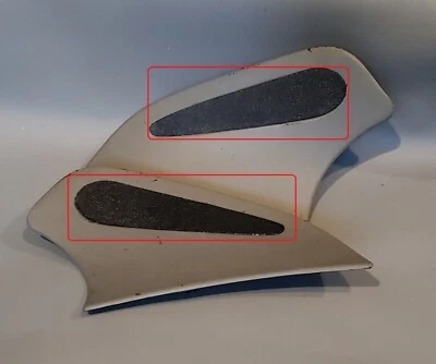 Porsche 996 Seat Belt Plugs | Caps only, Set of 2 Black Paintable Flexible Matrl - Image 1 of 4