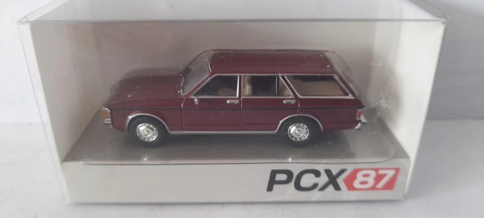 Premium Classixx's 1/87th Scale Ford Granada Mk1 Turnier in Dark Metallic Red - Image 1 of 1