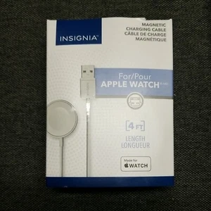 Câble de charge magnétique Insignia 4 pieds pour Apple Watch Series 1-8 SE Ultra - Photo 1 sur 3