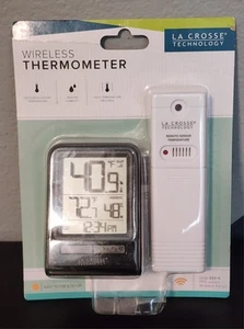 New La Crosse Technology wireless thermometer (308-1409BT-TBP) indoor/outdoor - Picture 1 of 5