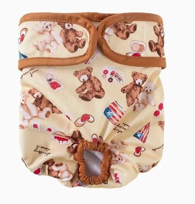 Süsse Hundewindeln Wiederverwendbar Waschbare Hündinnen Windeln  Bunt XS-XL - Bild 1 von 4