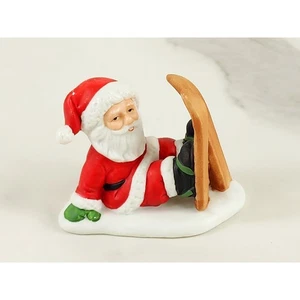 Lefton Mini Figura de Papá Noel Navidad Vacaciones Decoración del Hogar 2 1/2" Porcelana 1990 - Imagen 1 de 14