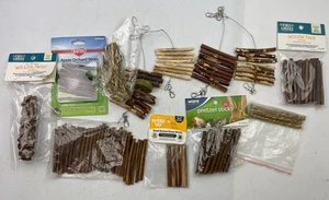 ⭐ Riesiges Set Hamster Kaninchen Kleintier Kaustäbchen Spielzeug Leckerli Apfel Weide ⭐ - Bild 1 von 5