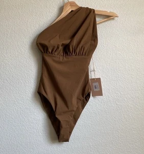 BUMPSUIT Jagger One piece Swimsuit Chestnut Postpartum Size XS - Picture 1 of 12