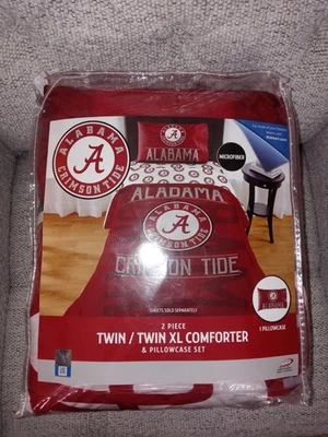 NCAA Alabama Crimson Tide Comforter & Pillowcase Set, Twin/Twin XL (2 Count) - Image 1 of 4