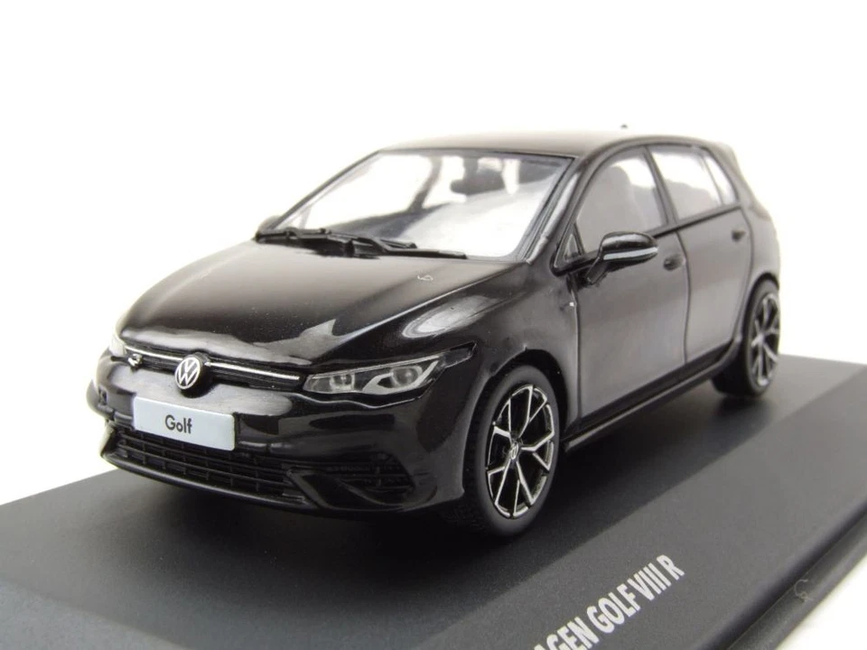 VW Golf 8 R 2022 Nero Modellino 1:43 Solido - Immagine 1 di 4