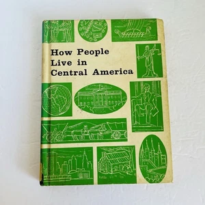 Vintage Children’s Geography Culture “How people live in Central America” 1964 - Picture 1 of 23